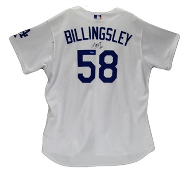 2007 Chad Billingsley Game Worn and Signed Dodgers Jersey (UDA)